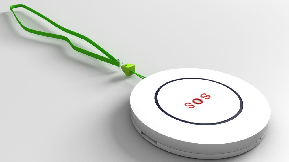 NB-IoT無線緊急按鈕SOS-N02手動報(bào)警呼叫器